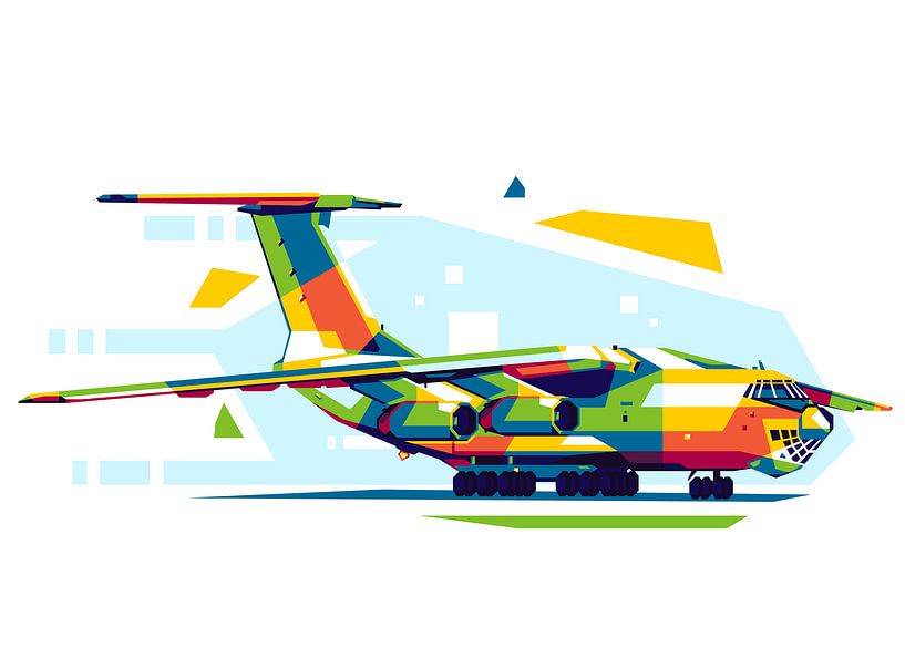 Iljoesjin Il-76 in WPAP van Lintang Wicaksono