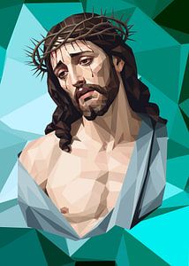 Mann der Schmerzen Lowpoly