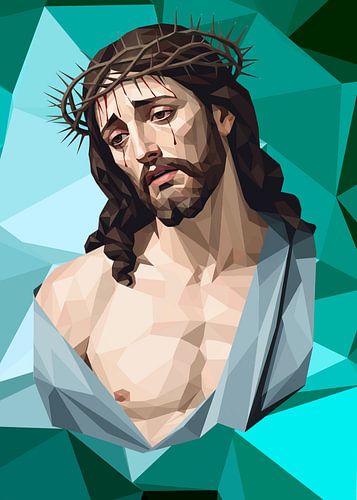 Mann der Schmerzen Lowpoly