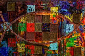 "EYE" Schilderij Abstract van Pitkovskiy Photography|ART