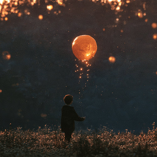 Ein Ballon voller Licht und Staunen