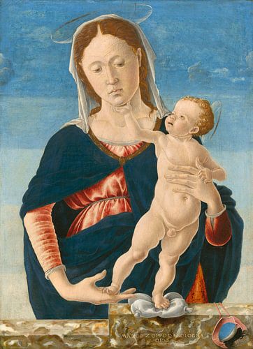 Marco Zoppo. Madonna met Kind
