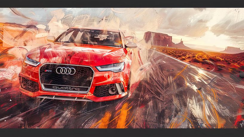 Audi RS6 van PixelPrestige