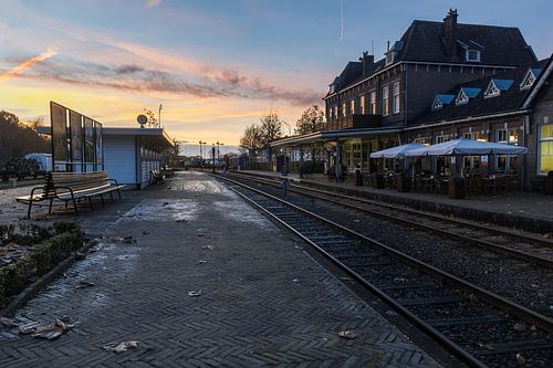 zonsondergang station Simpelveld 2
