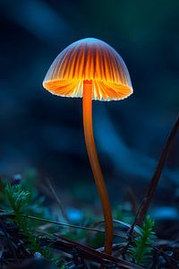 Der leuchtende Hüter des Waldbodens
