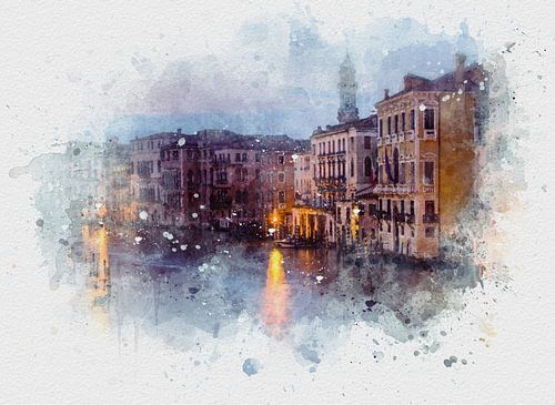 Venetië  aquarel