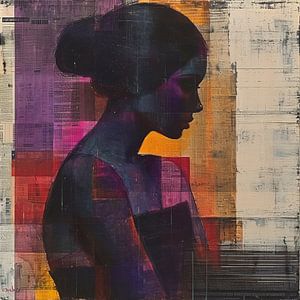 Silhouette de femme Art sur Kunst Kriebels