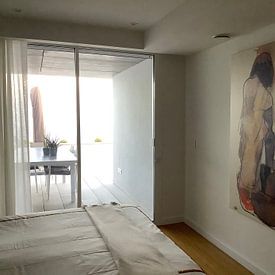 Klantfoto: Naakt van Pieter Hogenbirk, op canvas