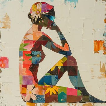 Mosaikfrau von Kunst Laune
