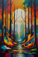 Enchanted Forest in Modern Colours