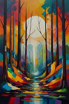 Enchanted Forest in Modern Colours