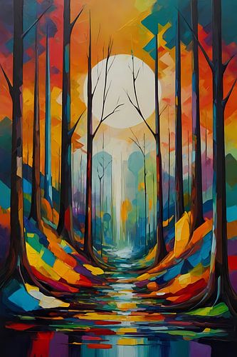 Enchanted Forest in Modern Colours