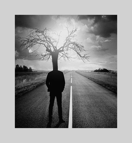 Man facing nature by Philippe verspeek