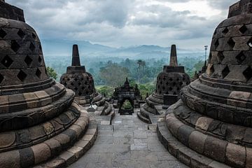 Borobudur Indonesia by Frank  Derks