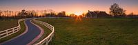 Panoramaaufnahme von Aduarderzijl von Henk Meijer Photography Miniaturansicht