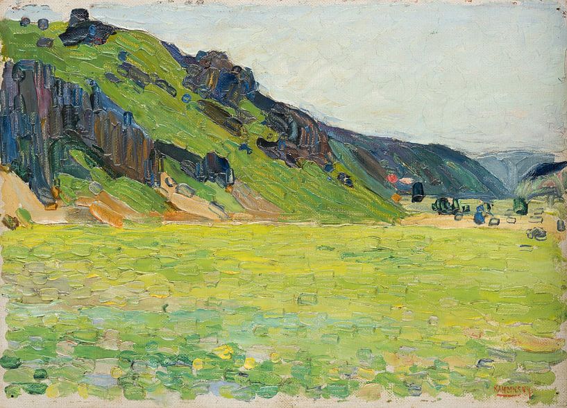 Kallmünz - Montagnes vertes et lumineuses, Wassily Kandinsky par All the Masters