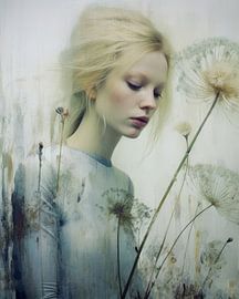 Poetic portrait in pastel colours by Carla Van Iersel