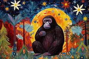 Mürrischer Gorilla
