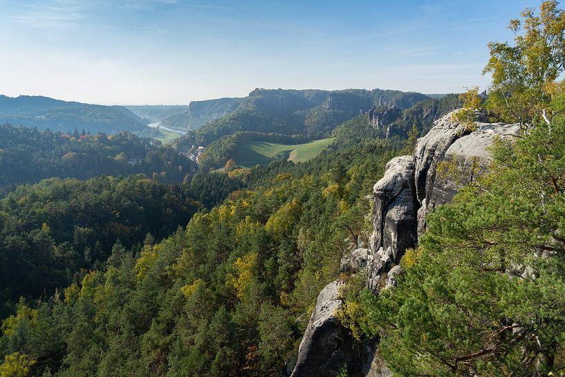 View from the Gamrig into the Elbe Valley 2 by Adriana Müller