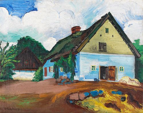 Max Pechstein - Wit huis, ca. 1928