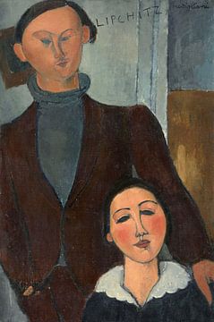 Amedeo Modigliani,Jacques en Berthe Lipchitz