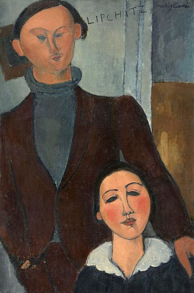 Amedeo Modigliani, Jacques und Berthe Lipchitz von finemasterpiece