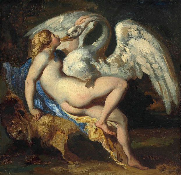 Théodore Géricault. Léda et le cygne par 1000 Schilderijen