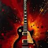 Elektrische Gitarre Abstrakte Kunst von MIROKKU