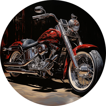 Harley Davidson Fat Boy 1990 van TheXclusive Art