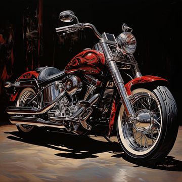 Harley Davidson Fat Boy 1990 van The Xclusive Art