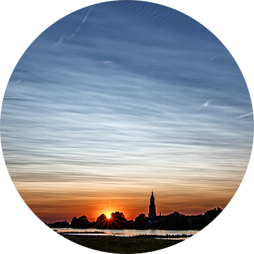 Zonsondergang in Rhenen