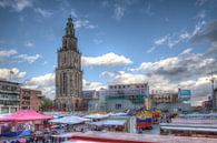 Groningen, Grote Markt, Martini-toren von Tony Unitly Miniaturansicht