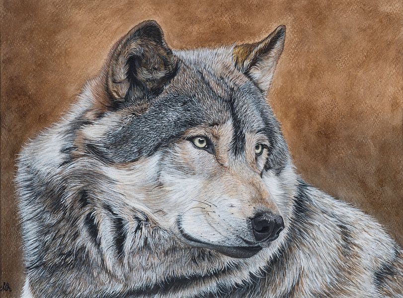 Der Wulf von Michelle Oude Avenhuis fine art