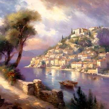 Le village d'Eze sur Gert-Jan Siesling