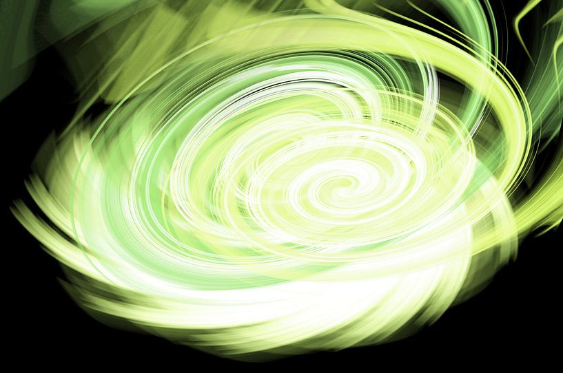 Green twirl by Patricia Verbruggen