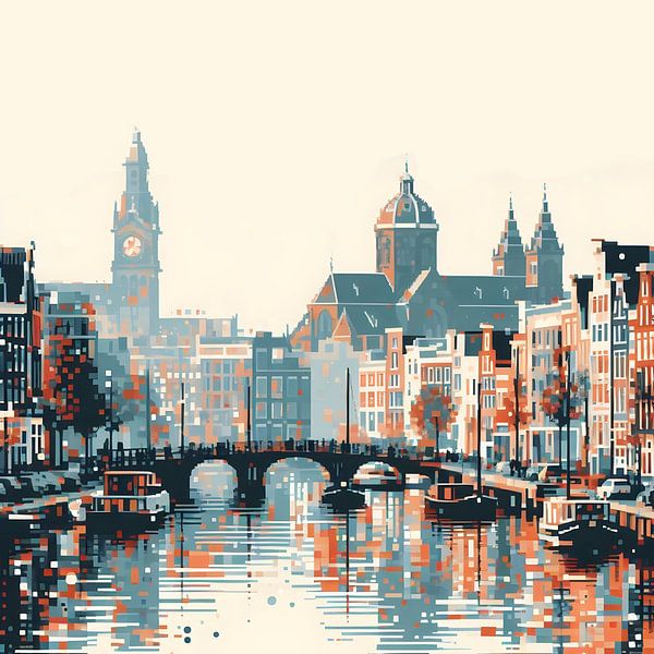 Amsterdam Modern by FoXo Art