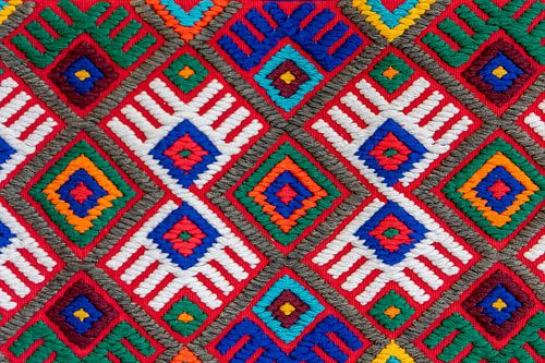 Naadloos gebreid patroon met oosterse kunst