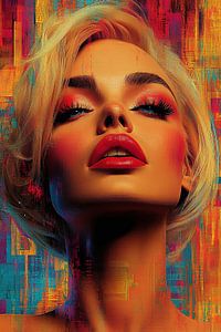 Moderne Pop Art Diva