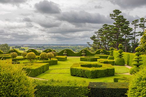 Siertuin in de Jardins de la Ballue, Bazouges-la-Pérouse, Bretagne van Christian Müringer