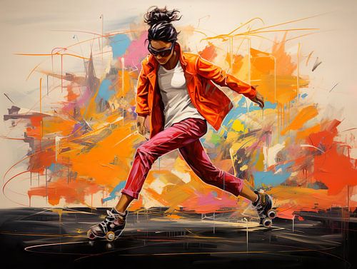 Painting by Basquiat