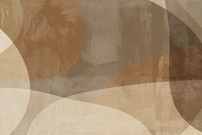Rounded Shapes in Calm Tones by Dina Dankers