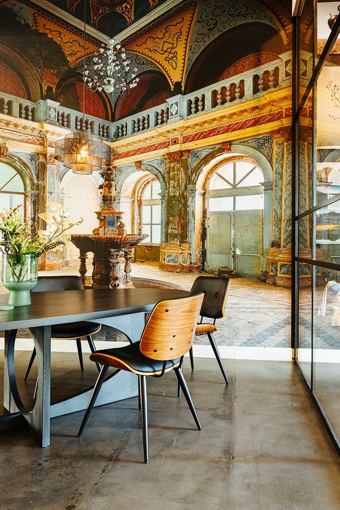 Abandoned Fountain in Decay.  by Roman Robroek - Photos of Abandoned Buildings 