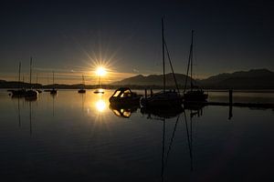 Sonnenaufgang am Forggensee