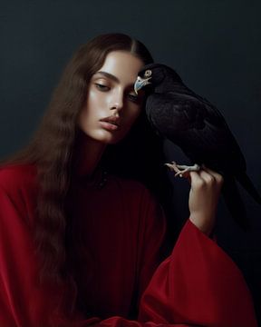 Moi et mon oiseau sur Carla Van Iersel