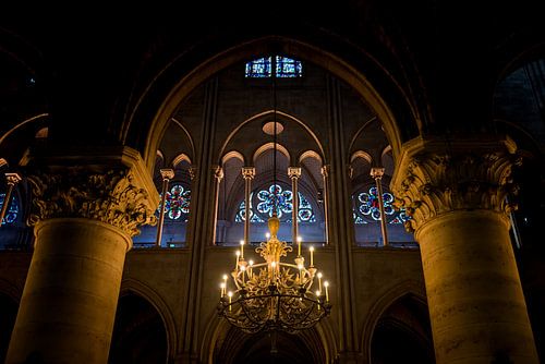 De ramen van de Notre-Dame