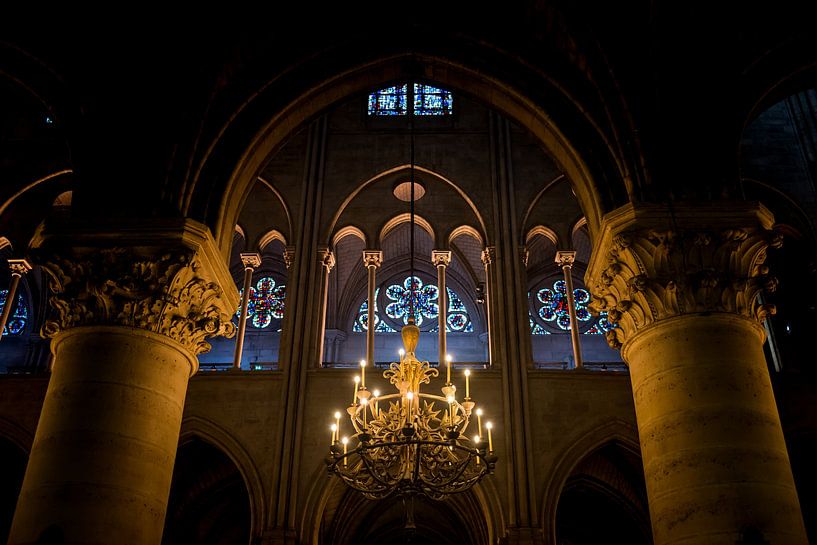 De ramen van de Notre-Dame van Damien Franscoise