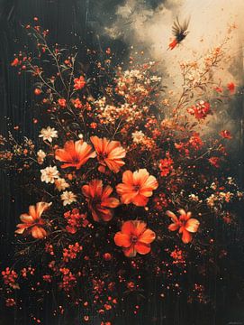 Murmures de la nature - Danse de la nuit des fleurs sur Eva Lee