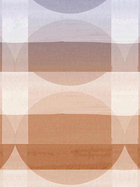Abstract Bauhaus shapes by FRESH Fine Art