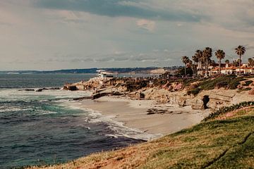 La Jolla Beach Californië van Amber den Oudsten