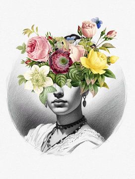 Frida - a Spring Collage van Marja van den Hurk